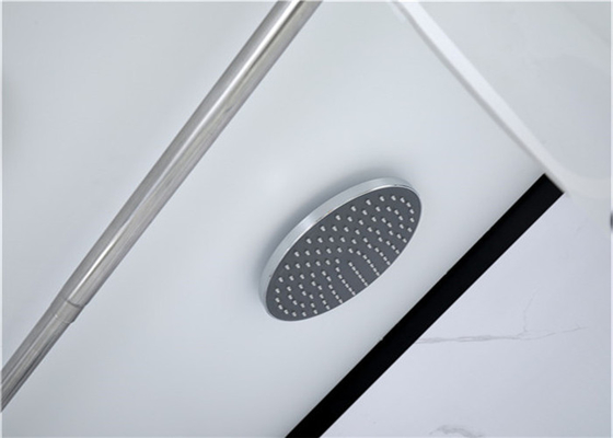 Kabin Shower Baki ABS Akrilik Putih 1700 * 1200 * 2150mm aluminium hitam