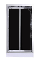 1100x800x2150mm Mode Massage Pojok Shower Kios, Rectangular Shower Cabin dengan baki akrilik putih dan atap