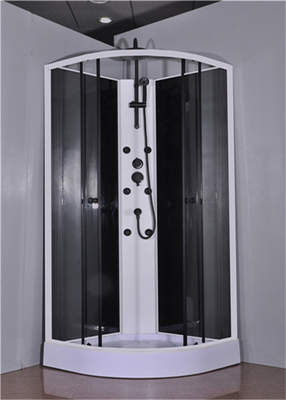 Kabin Mandi dengan baki akrilik Putih 850 * 850 * 2250cm aluminium putih