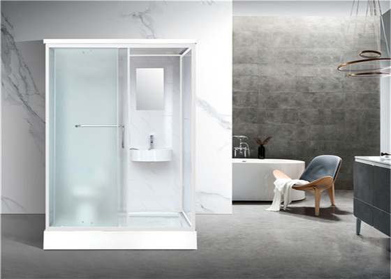 Kabin Shower Baki ABS Akrilik Putih 1600 * 1200 * 2150mm aluminium putih