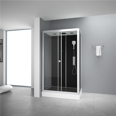 Kamar mandi dengan baki akrilik putih 1100*800*2250cm aluminium silika