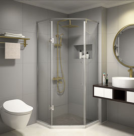 900x900mm Dimond Bentuk Pojok Shower Kios Penyimpanan Suhu Normal