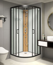 KPN20009008Custom Quadrant Sliding Door Shower Cubicles, Curved Shower Glass Enclosure