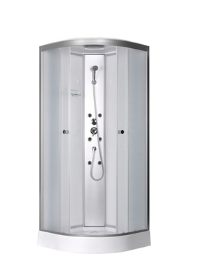 Kabin Shower Kamar Mandi Baki ABS Akrilik Putih 900 * 900 * 215mm
