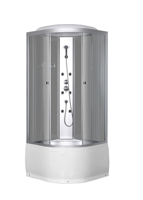 Kabin Shower Baki ABS Akrilik Putih Kamar mandi 900 * 900 * 215mm